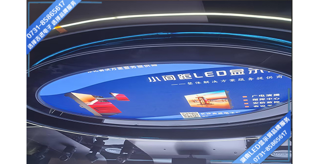 長沙岳麓區某產品基地創意天幕 P2.5 LED顯示屏